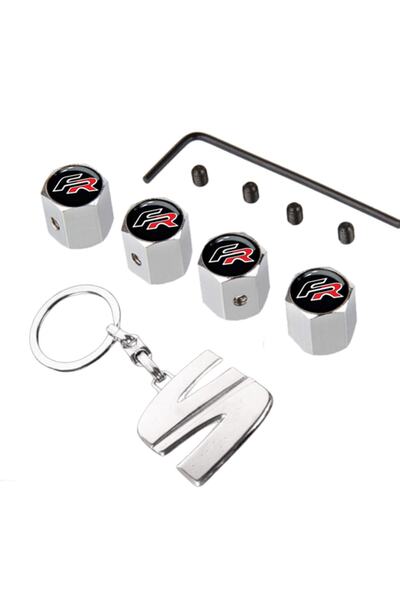 GARDENAUTO Κάλυμμα βαλβίδας με λογότυπο FR για Seat Ateca 2020 και μετά, με χ...