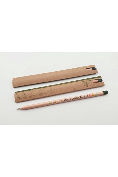 Yaşayan Kalem 36 Adet " Artık Okuyorum " Baskılı Tohumlu Kalem Kk