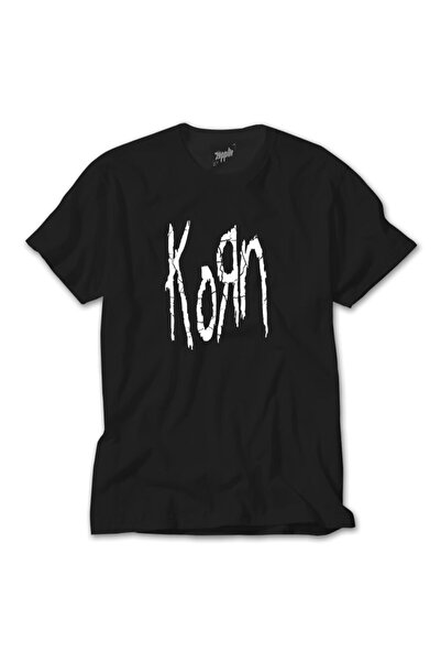 Z zepplin Tricou negru cu logo Korn