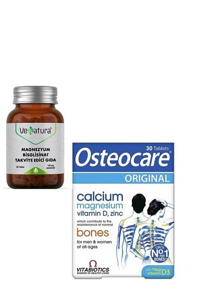 VeNatura Magnesium Bisglycinate 60 Tablet + Osteocare Original 30 Tablet Calcium