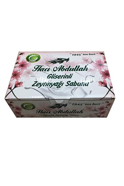 HACI ABDULLAH ZEYTİNYAĞLI DOĞAL SABUNLAR Gliserinli Zeytinyağı Sabunu 180x20 Adet 3.600gr