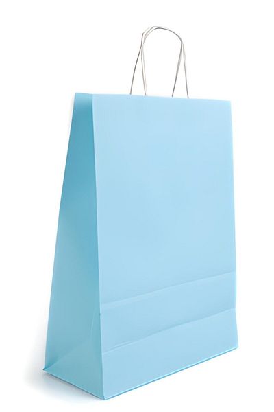 Kraft Blue Bag 25x12x31 25 Pieces