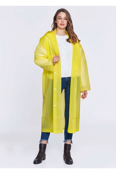 HEPİTOP Men's Women's Raincoat Unisex Quality Eva Fabric Raincoat