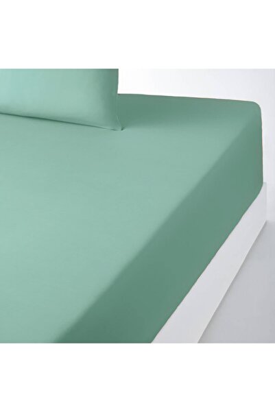 MundoLindo 100% Organic Cotton Large Size Single Elastic Sheet Set Mint