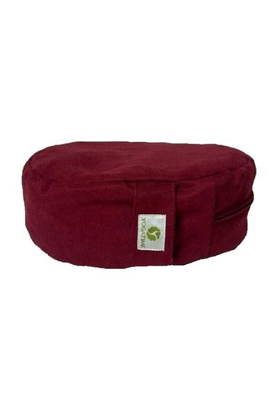 YogaTime Zafu Meditation Cushion (Black Wheat Shell Filled)