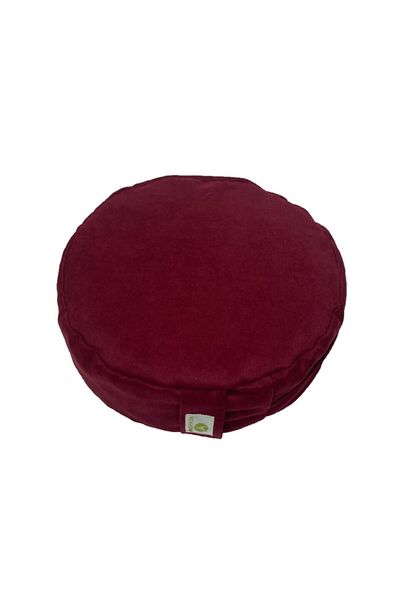 YogaTime Zafu Meditation Cushion (Black Wheat Shell Filled)