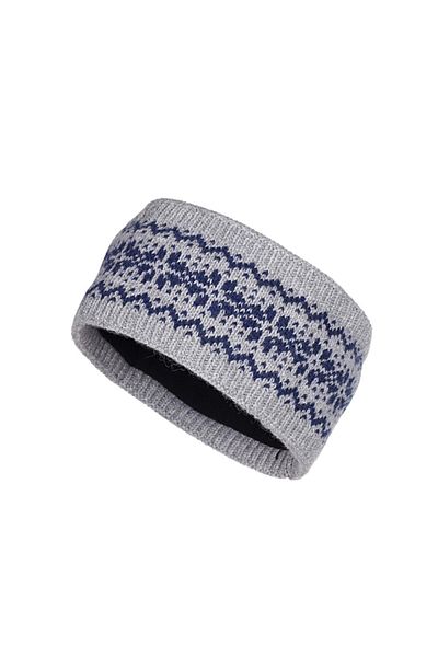 Fonem Unisex Vito Wool Inside Fleece Lined Bandana Fo 1118 Gray