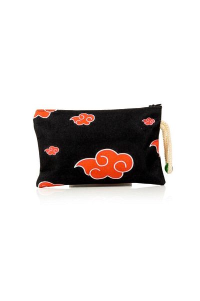 AlpCollection Naruto Cloud Printed Cloth Pen Holder Zippered Wallet Makeup Bag