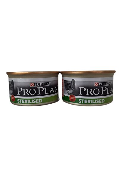 Purina Pro Plan Proplan Sterilised Ton Balıklı Ve Somonlu Kısırlaştırılmış Yetişkin Kedi Maması Konserve 2x85 Gr