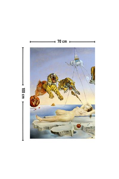 Vagonik Covor de pânză de perete cu o secundă înainte de trezire 140x100 cm 70x100 cm