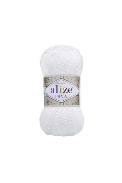 Alize Diva 55 (5 Pieces X 100 Gr.)Hand Knitting Thread