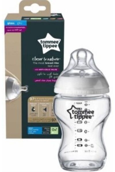 tommee tippee Nature Glass Baby Bottle 250ml L1A3F4C7