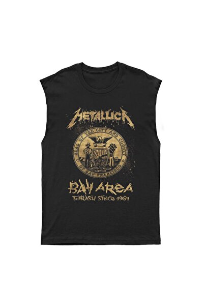 Adrift Metallica Kesik Kol Tişört Kolsuz T-shirt Bkt5673