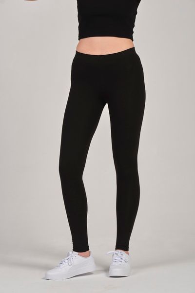 fsm1453 Women's Cotton Capri Length Classic Lycra Leggings - Trendyol