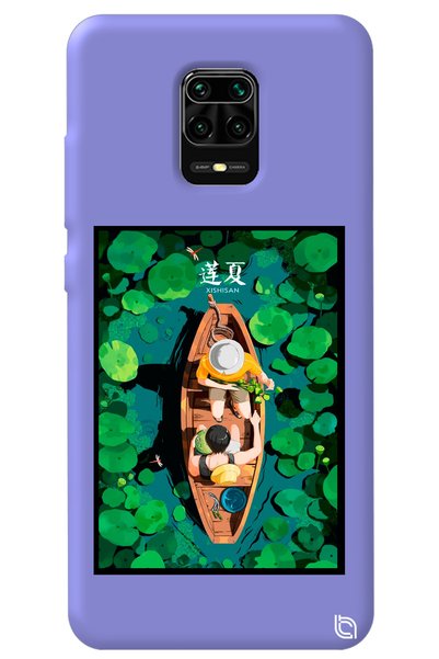 WANNA PROTECT حافظة هاتف من السيليكون لهاتف Xiaomi Redmi Note 9s أرجواني ملون...