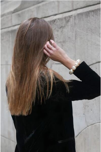 C&E Design Γυναικείο κλιπ μαλλιών Pearls Pearl Flexible