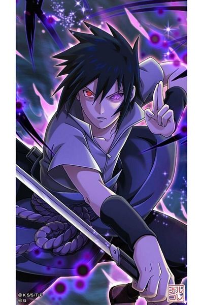 detayminant Sasuke Uchiha Anime Notebook 1 Piece Special Design A4 Size 21*29 Cm Wire Striped Notebook