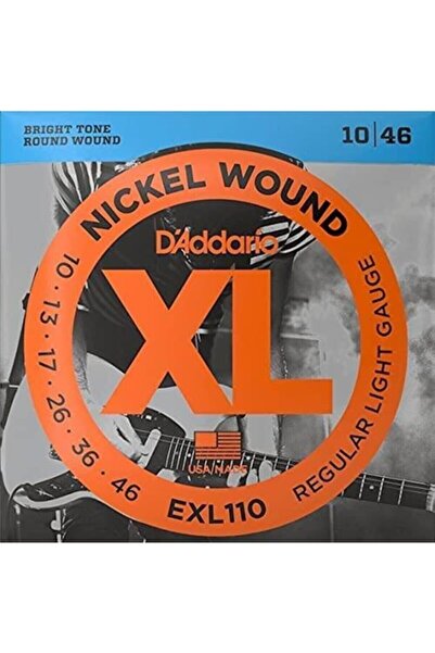 Daddario D'addario Exl110 Regular Light Elektro Gitar Teli (010)