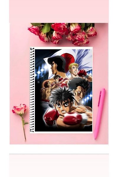 ROLLAS STORE Hajime No Ippo Anime Ring Stripes A4 Size Notebook 21*29cm
