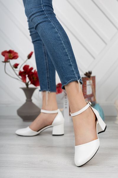Tolgado Women's White Wedding Dress Heels New Classic