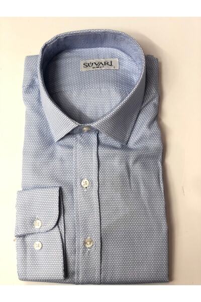SÜVARİ Slim Fit Pamuk Modern Kalıp Özel Seri Gömlek