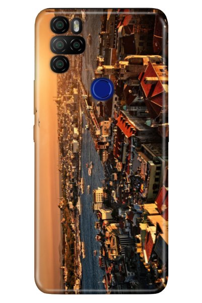omix X300 X500 Compatible Case Tioserisi Illustrated Silicone Sunset Istanbul