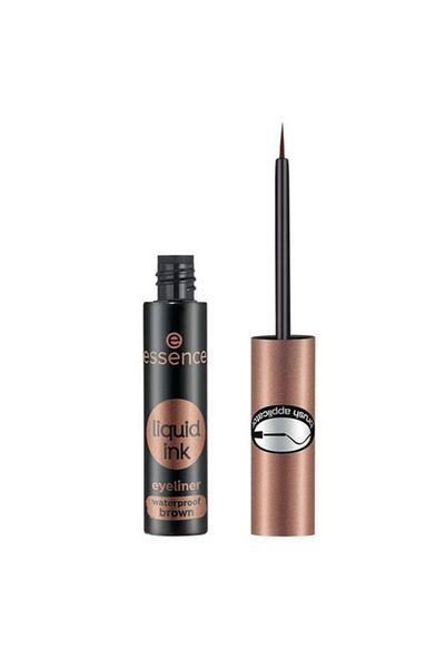 Essence Liquid Ink Waterproof Brown Eyeliner Waterproof Eyeliner No:02