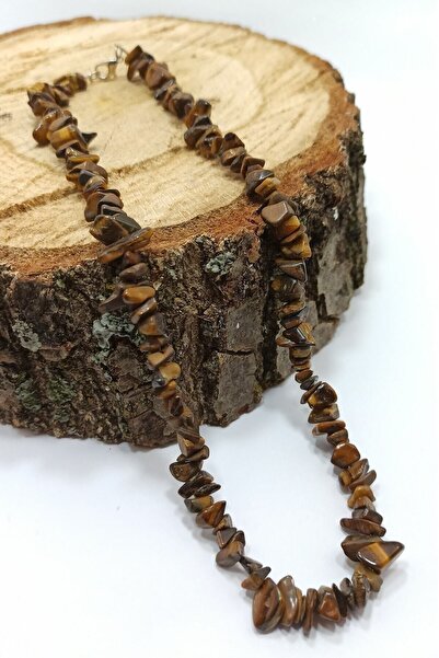 SezgiNilayDizayn Sezginilay Doğaltaş Kadın Kaplangözü Kırıktaş Kolye