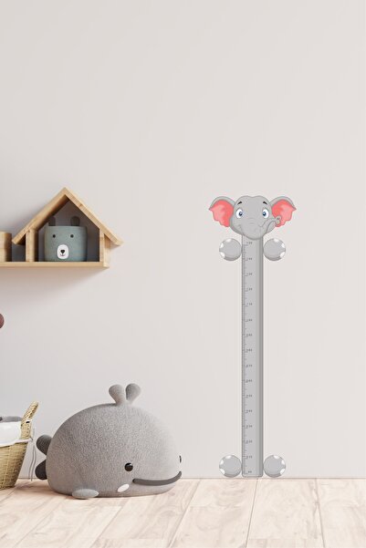 efekt reklam Riglă pentru măsurarea înălțimii elefantului pentru copii, camer...