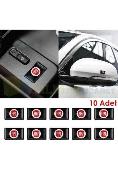 yılmazetic Fiat Logo Arma Amblem Direksiyon Jant Vites Torpido Damla Oto Stic...