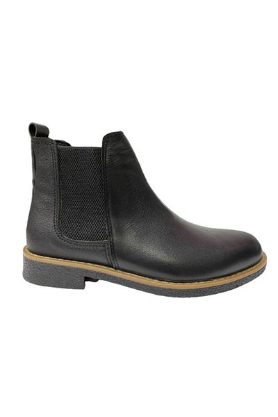 Mitsubishi Black Skin Leather Orthopedic Boots