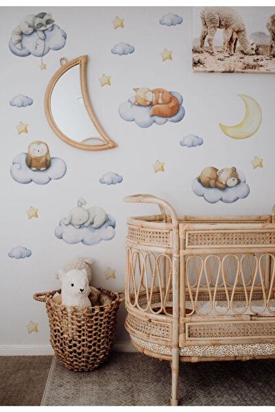 WALLHUMAN Стикер за стена за детска стая Sleepyhead