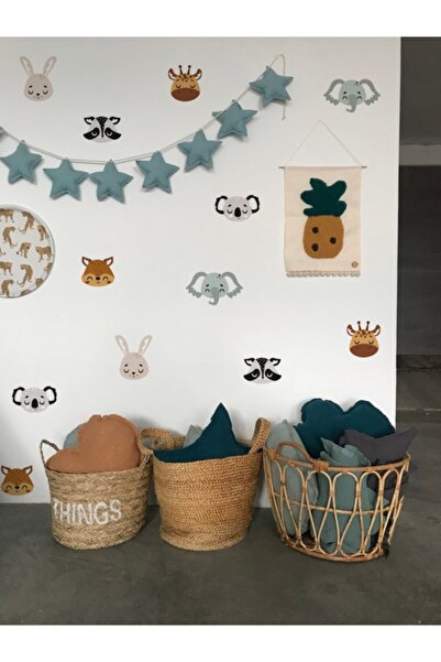 WALLHUMAN Boho Animals Çocuk Odası Duvar Stickerı