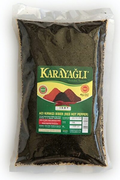Karayağlı (500 GR) Birinci 1. Kalite Maraş Doğal Acı İsot Saf Yaprak Siyah Pul Biber Baharat