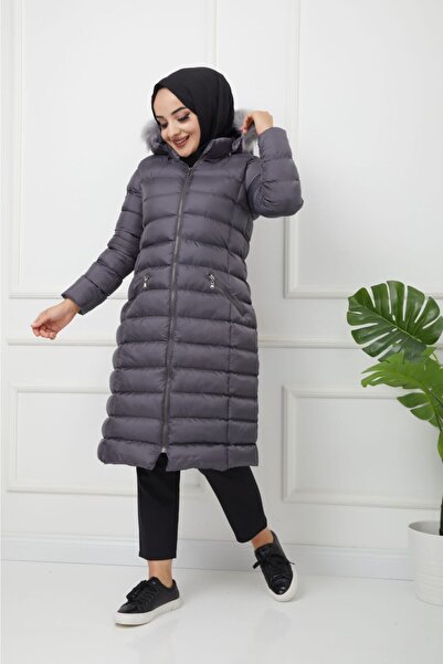 KMKkombin Palton lung sport din puf pentru femei