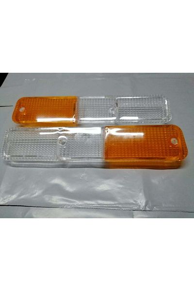 Y-ÜRETİM Old Case Doğan Front Parking Lamp Lens Right Left Set