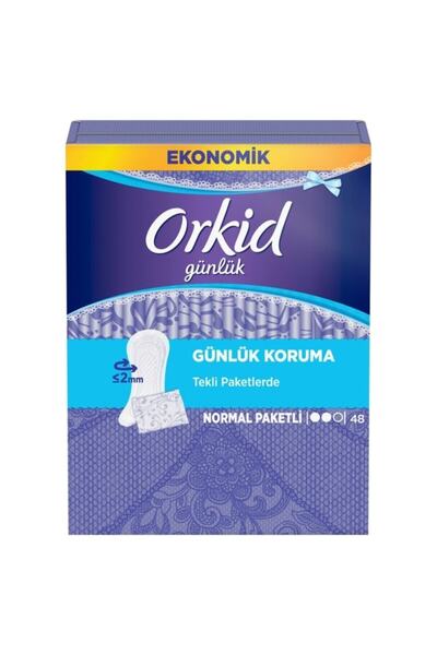 Orkid فوط يومية اقتصادية عادية 48 قطعة