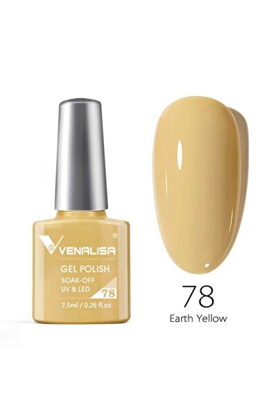 Venalisa 7.5 Ml Uv Led Kalıcı Oje Earth Yellow No.78