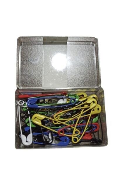 gördur 1 Piece No1 Colored Safety Pin 3 Cm 36 Pieces Fork Needle 1 Piece