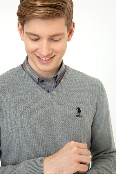 U.S. Polo Assn. Gray Men's Sweater