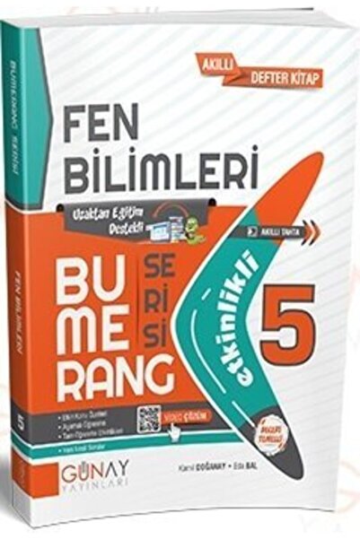 Genel Markalar Günay Yayınları 5. Sınıf Fen Bilimleri Etkinlikli Bumerang Serisi