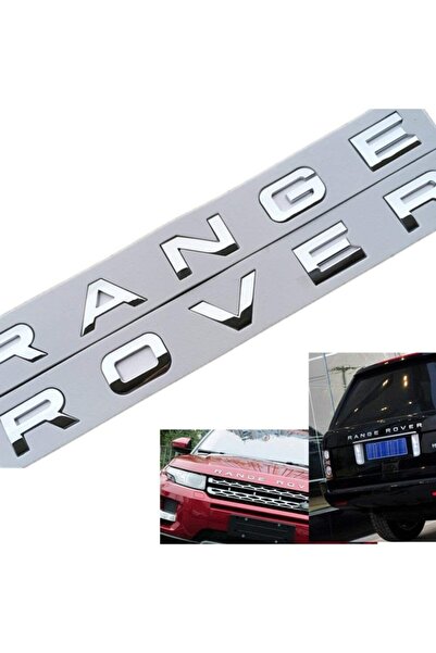 Genel Markalar Range Rover Evoque Kaput Yazısı Orjinal Model Parlak Krom Renk