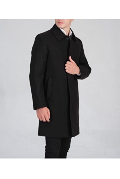 güncüoğlu Bebe Yaka Kaşmir Erkek Yarım Palto