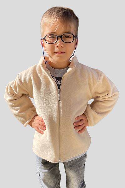 ipek atlas Boys' Zippered Soft Comfortable Fleece