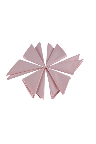 paris in paris Culoare pulbere Dimensiune mare 40x40cm 6 bucăți țesătură șervețel de prezentare țesătură de in de prima calitate (țesătură fără lipire)