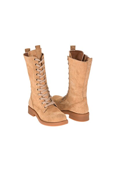 Moosefield Women's Tan Genuine Leather Boots