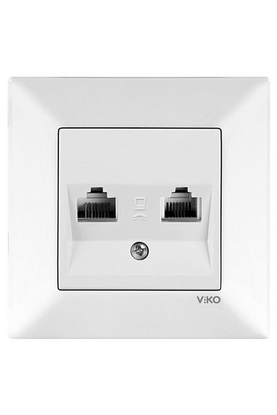 VİKO Meridian Data Numeris Phone Socket Rj45 Cat5e-rj11 with Frame