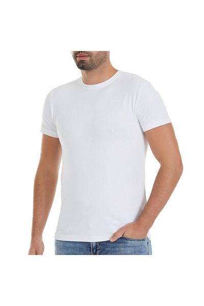 Yıldız Çamaşır Men's White Short Sleeve Bodysuit