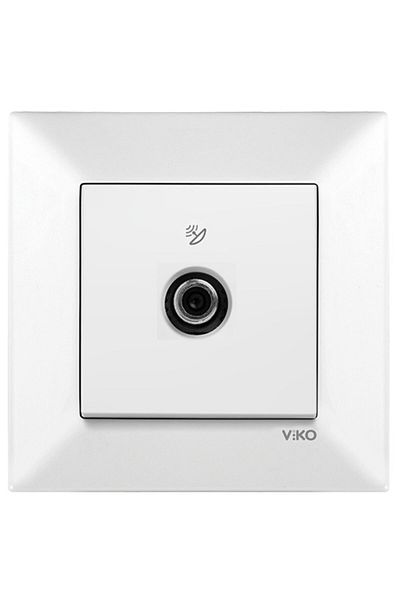 VİKO Meridian 12 Pieces Satellite Socket Framed with F Connector