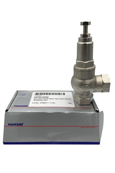 Pakkens Ayarlı Buhar Emniyet Ventili Dn 20 2-12 Bar 3/4''
